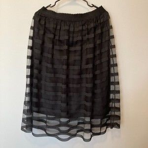 Metro Wear Women Black Formal Skirt "PM"